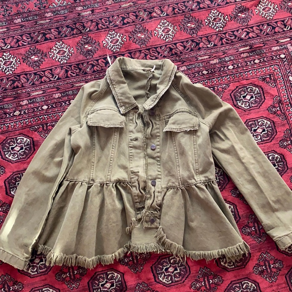 Free people ballerina style army jacket